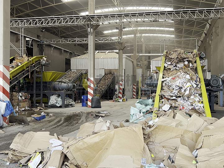 廢紙干法制漿生產(chǎn)線